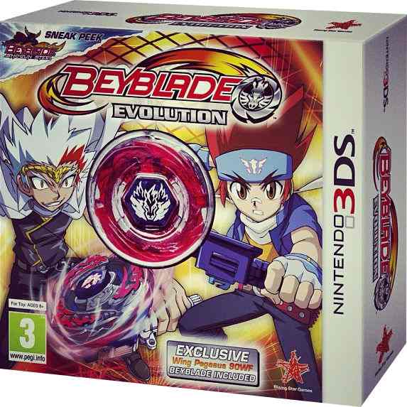 Beyblade Evolution Pack Con Peonza 3ds